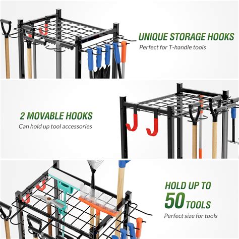 Sttoraboks Garden Tool Organizer with Storage Hooks, Yard Tool India | Ubuy