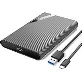 UGREEN USB C Hard Drive Enclosure USB 3.1 Gen 2 Type C to SATA External ...