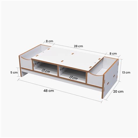 Buy HOME SPARKLE Monitor and Laptop Stand - White from Home Sparkle at ...