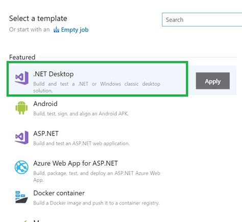 Continuous Integration Azure DevOps 的图像结果