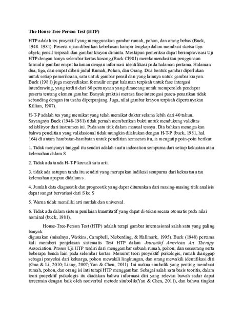 Image result for HTP Test PDF