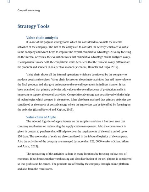 Competitive Strategy Examples 的图像结果