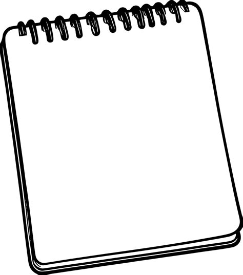 Notebook Paper Vector Png