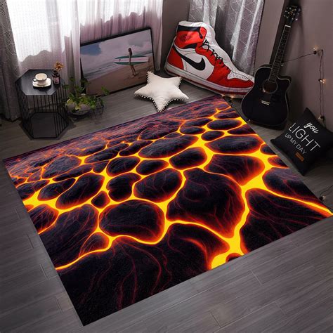 Lava, Lava Rug, Lava Pattern Rug, Lava Look Rug, Fire Rug, Volcano Rug ...