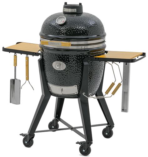 Monolith Grill TWO.55 - MIT Gestell und Seitentischen - inkl. Smoke Set