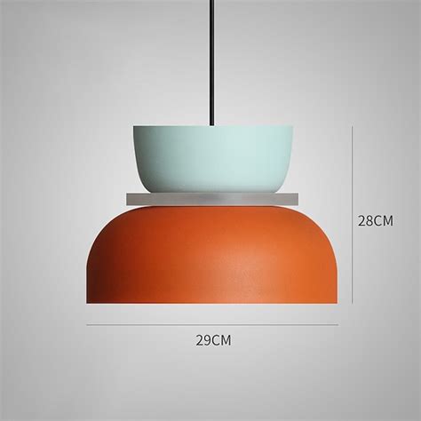 Nordic Modern Pendant Light Creative Macaron Color Barn Design Mid ...