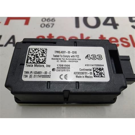 1034601 00 Reifendrucksensorantenne TPMS Tesla Modell XS REST 1034601 ...