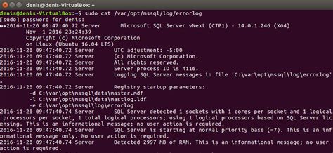 SQL Server Error Log 的图像结果