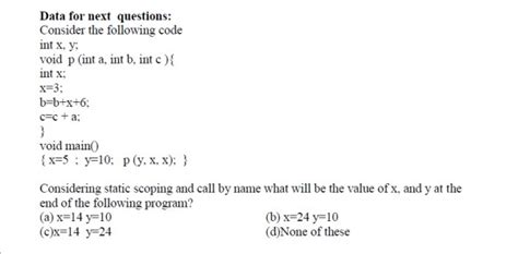 Programming in C: GAte zeal Mock