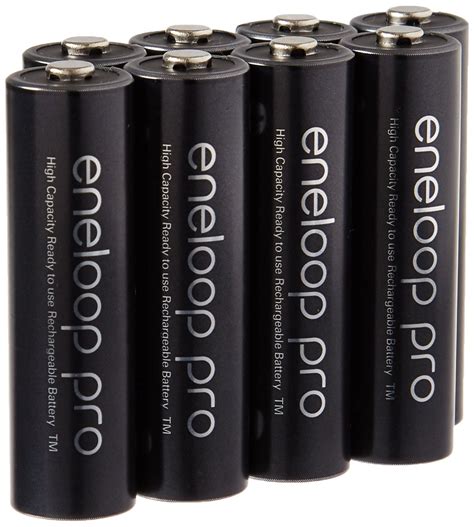 Eneloop Pro AA High Capacity Ni-MH 2550mAh (Min. 2450mAh) Pre-Charged ...