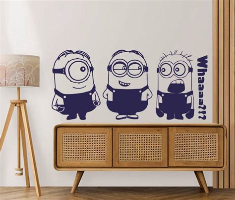 MINIDECOR 125 cm Despicable Me - Minions Cartoon Character Self ...