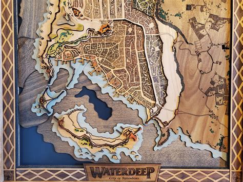 Waterdeep Printable Map