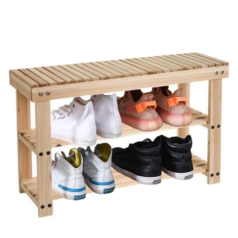 CEIEVER Organizzatore In Legno Da Parete, Scaffale In Metallo A 3