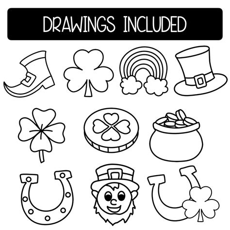 St patrick s day coloring page – Artofit