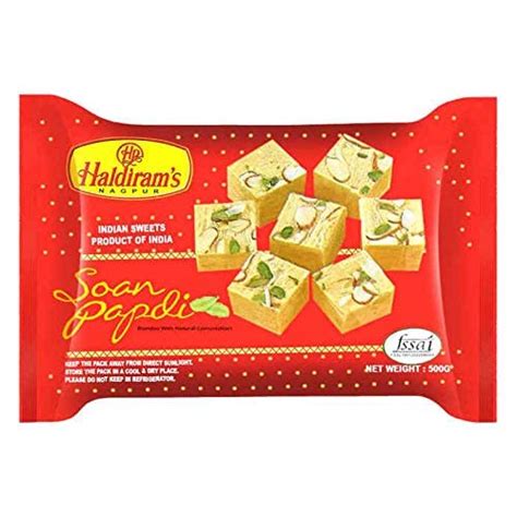Haldiram's Nagpur Soan Papdi, 500 grams, Packet : Amazon.in: Grocery ...