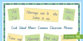 Cook Island Shapes Display Poster (teacher made) - Twinkl