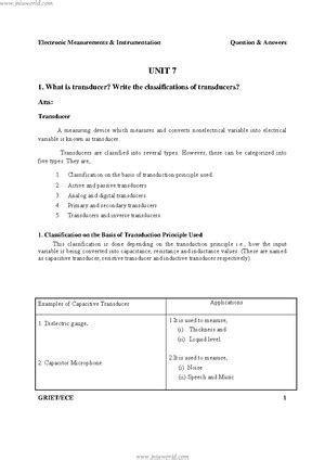 Unit I 2M - Td notes - DEPARTMENT OF ELECTRICAL AND ELECTRONICS ...