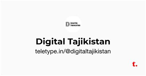 Digital Tajikistan — Teletype