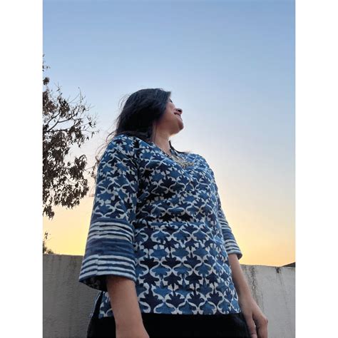 Indigo Short Kurta – Tatvam - Crafted In India