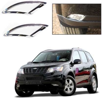 Bubu Mahindra XUV 500 (Type 1) Car fog lamp Light chrome cover (set of ...