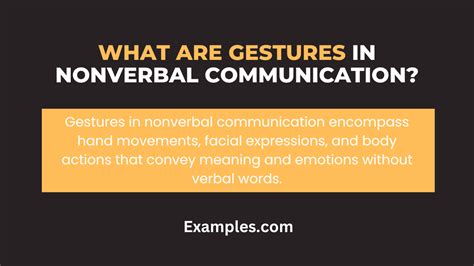 Nonverbal Gestures Examples 的图像结果