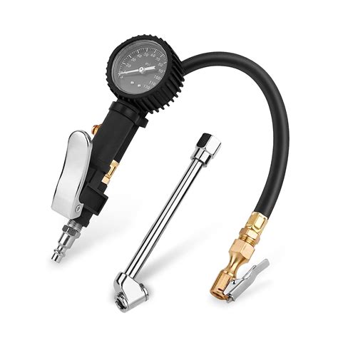 RVZONE Tire Inflator with Pressure Gauge 0-120 PSI Air Pressure Gauge ...