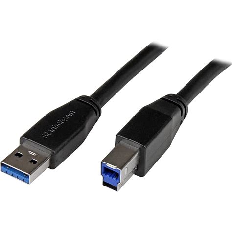 StarTech.com 10m 30 ft Active USB 3.0 USB-A to USB-B Cable - M/M - USB ...