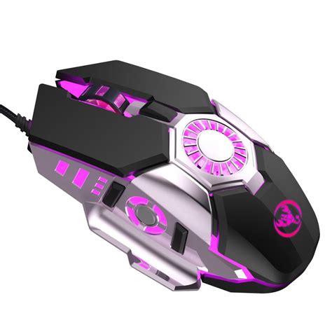 Buy Wired Gaming Mouse with Cool Breathing Gamer Mice 6 Buttons 1000 ...