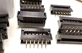 Connectors Pro 25-Pack IDC 2X6 12 Pins 2.54mm 0.1" Pitch Male ...
