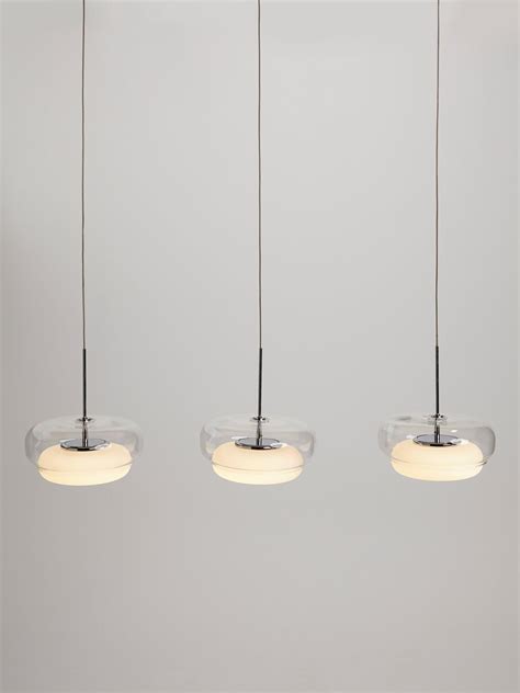 John Lewis & Partners Pallas LED 3 Pendant Smart Ceiling Light with ...