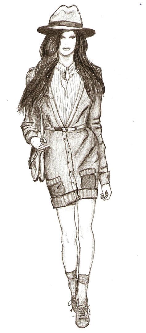 Image result for Runway Model Drawing