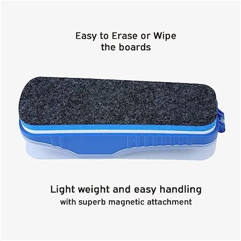 Ajanta Magnetic Duster 998 Whiteboard Duster with 2 Whiteboard Marker ...