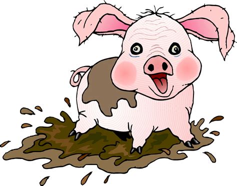 Collection of PNG Pig In Mud. | PlusPNG