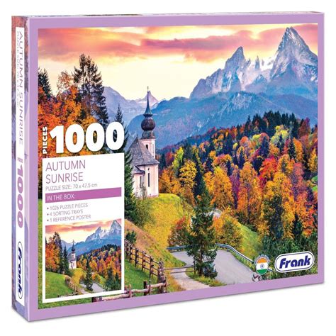 Frank Autumn Sunrise Jigsaw Puzzle - 1000 Pieces — Toycra
