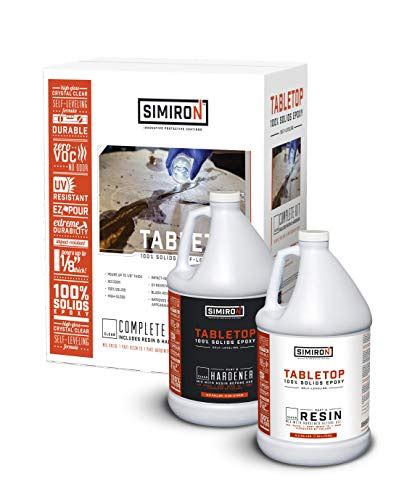 Buy Table Top Epoxy Resin and Hardener Kit, Protective Coating for ...