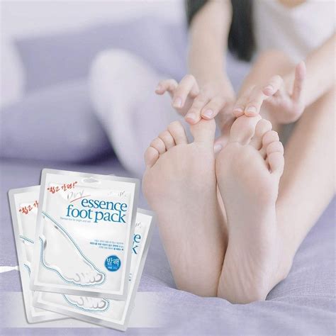 PETITfÉE Dry Essence Foot pack for Soft feet, Cracked Heels, and Foot ...