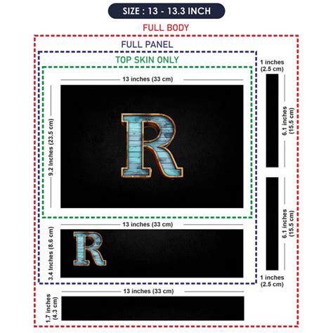 Shop Realistic R Letter Laptop Skin | Buy Online Now – SkinsLegend