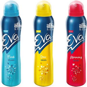 EVA EV Wild + Sweet Bouquet ( Pack of 3 Each 125 ml ) Perfume Body ...