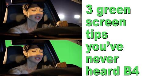 Filming Using a Green Screen Tips 的图像结果