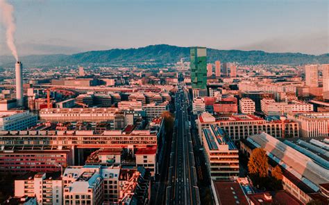 Download wallpaper 3840x2400 city, buildings, road, cityscape, aerial ...