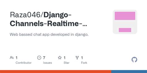 Django Real-Time Chat 的图像结果