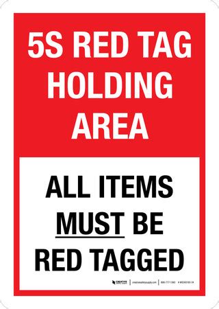 Image result for Red Tagging Items