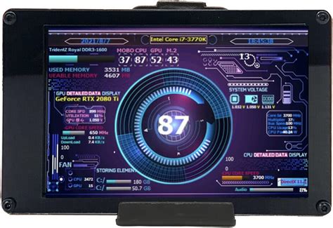 Buy PC CPU RAM HDD Data Monitor, 3.5 Inch IPS USB Mini Screen Computer ...