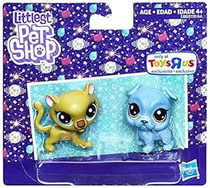 Littlest Pet Shop Fancie Cheeta & Glitz Bulldogger, Cheetah & Bulldog # ...