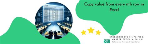 Image result for Excel Copy Value Every Nth Column