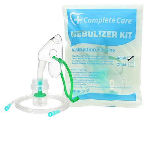 Complete Care Nebulizer Mask Kit for Adults | Nebulizer Pipe, Mask ...