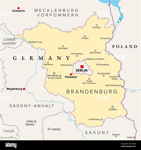 Large Detailed Political And Administrative Map Of Germany Maps Of