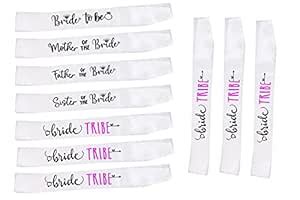 Hubops Bride to be sash, Mother of The Bride,Father of The Bride ...