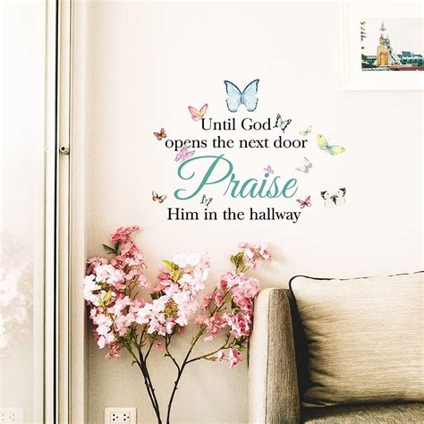 LONLONBANG Living Room Inspirational Quotes Wall Sticker Until India | Ubuy
