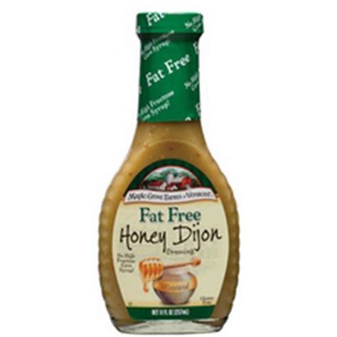Maple Grove Fat Free Honey Dijon Salad Dressing 8 Oz -Pack of 6 ...